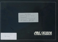 Mercedes-Benz ABC Exclusive Tuning program-folder 1985