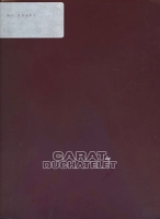 Mercedes-Benz Carat Duchatelet program-folder 1985