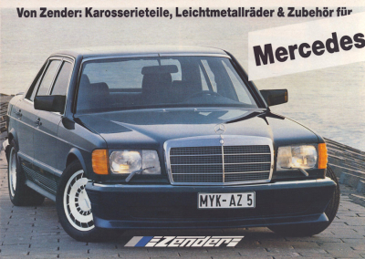 Mercedes-Benz Zenders Programm ca. 1985