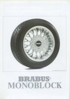 Mercedes-Benz Brabus brochure 1980s