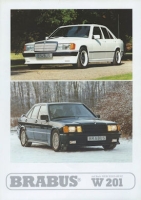 Mercedes-Benz 190 Brabus brochure 1980s