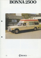 Mercedes-Benz Miesen ambulance Bonna 2500 brochure 10.1984