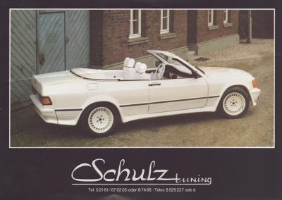 Mercedes-Benz Schulz Tuning W 107 Prospekt 1985