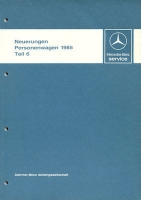 Mercedes-Benz Typen 107 126 123 124 201 Reparaturanleitung 12.1985