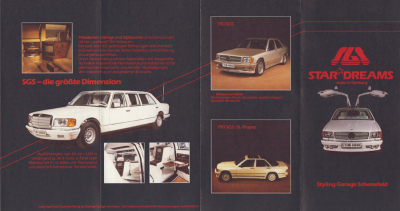 Mercedes-Benz Styling Garage Programm 1986