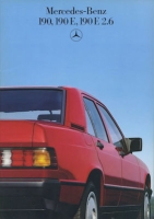 Mercedes-Benz 190 E E 2,3 E 2,6 Prospekt 8.1985