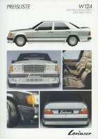 Mercedes-Benz W 124 Lorinser brochure 9.1985