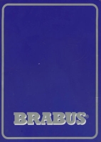 Mercedes-Benz Brabus program-folder 1987
