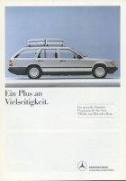 Mercedes-Benz Typ 124 T equipment brochure 11.1986