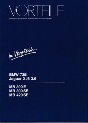 Mercedes-Benz S-Klasse Vorteile 1987