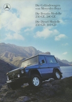 Mercedes-Benz G-Klasse Prospekt 12.1988