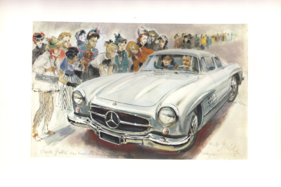 Preview: Mercedes-Benz SL Prospekt-Mappe 6.1989