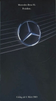Mercedes-Benz SL Preisliste 3.1989