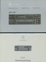 Mercedes-Benz Autoradio Spezial Bedienungsanleitung ca. 1990