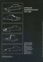 Preview: Mercedes-Benz AMG Zubehör Prospekt ca. 1990