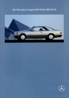 Mercedes-Benz 230 CE 300 CE-24 brochure 1990