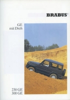 Mercedes-Benz Brabus G-Klasse brochure ca. 1990