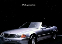 Preview: Mercedes-Benz Der neue SL Prospekt-Mappe 9.1989