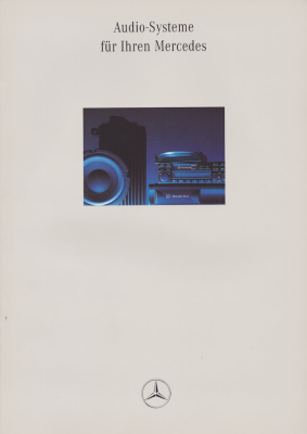 Mercedes-Benz Audio-Systeme Prospekt 4.1994