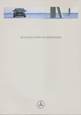 Mercedes-Benz S Klasse Coupés Prospekt 7.1993
