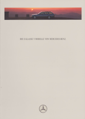 Mercedes-Benz Neue E-Klasse T-Modelle Prospekt 8.1995