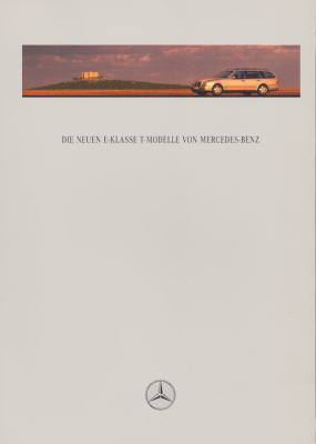 Mercedes-Benz E-Klasse T-Modelle Prospekt 4.1996