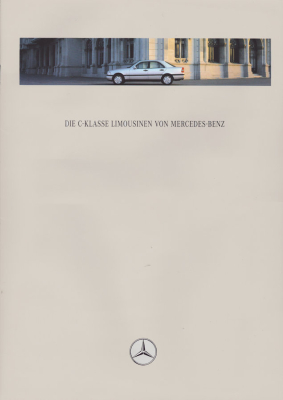 Mercedes-Benz C-Klasse Limousinen Prospekt 8.1996