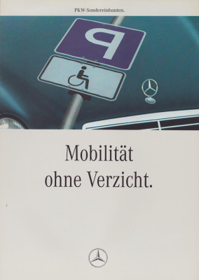 Mercedes-Benz Sondereinbauten Mobilität Prospekt 8.1997