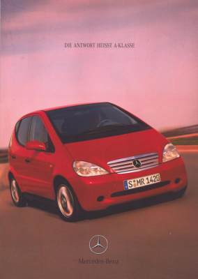 Mercedes-Benz A-Klasse Prospekt 1.1998