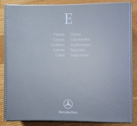 Mercedes-Benz E Class Colors and upholstery sample folder 1999