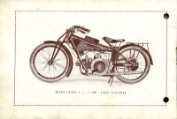 Moto Guzzi 500 ccm 3,5-5 HP brochure 1924