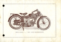 Moto Guzzi 500 ccm 3,5-5 HP brochure 1924