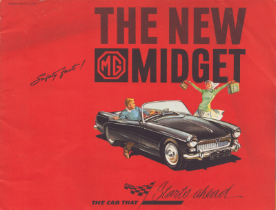 MG Midget Prospekt ca. 1961 e