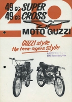 Moto Guzzi 49 cc Super / Cross Prospekt ca. 1966