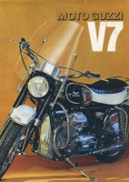 Moto Guzzi V 7 + 850 Prospekt ca. 1972