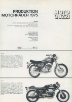 Moto Guzzi program 1975