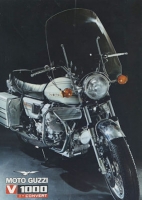 Moto Guzzi V 1000 I-Convert brochure ca. 1975