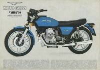 Moto Guzzi V 50 brochure ca. 1978