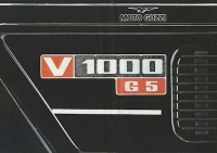 Moto Guzzi V 1000 G 5 brochure ca. 1979