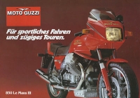 Moto Guzzi 850 Le Mans III brochure ca. 1982