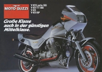 Moto Guzzi V 65 brochure ca. 1984