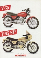 Moto Guzzi V 65 / V 65 SP Prospekt 11.1984