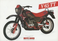 Moto Guzzi V 65 TT Prospekt 3.1985