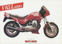 Moto Guzzi V 65 Lario brochure 7.1985