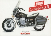 Moto Guzzi 1000 California II brochure 11.1984