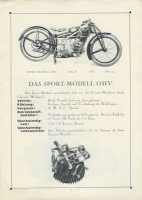 Moto Guzzi program 1927