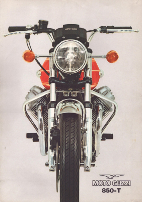 Moto Guzzi 850-T Prospekt ca. 1975