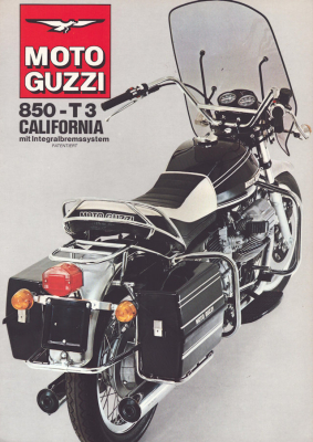 Moto Guzzi 850 - T 3 California Prospekt ca. 1976