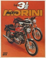 Moto Morini 3/½ VT / 3/½ VS Prospekt ca. 1975