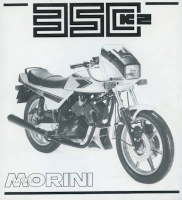 Moto Morini 350 K 2 Prospekt ca. 1982